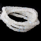 5x5-6x6mm Rainbow Moonstone Plain Square Heshi Beads 16 inch 278 pcs - Beadsofcambay.com