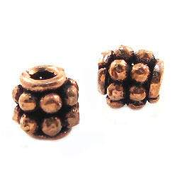5x5mm Copper Spacer Double Rondelle *DISCONTINUED* - Beadsofcambay.com