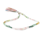 5x6-13x4mm Afghani Tourmaline Natural Tube Beads 16 inch 39 pieces AA - Beadsofcambay.com