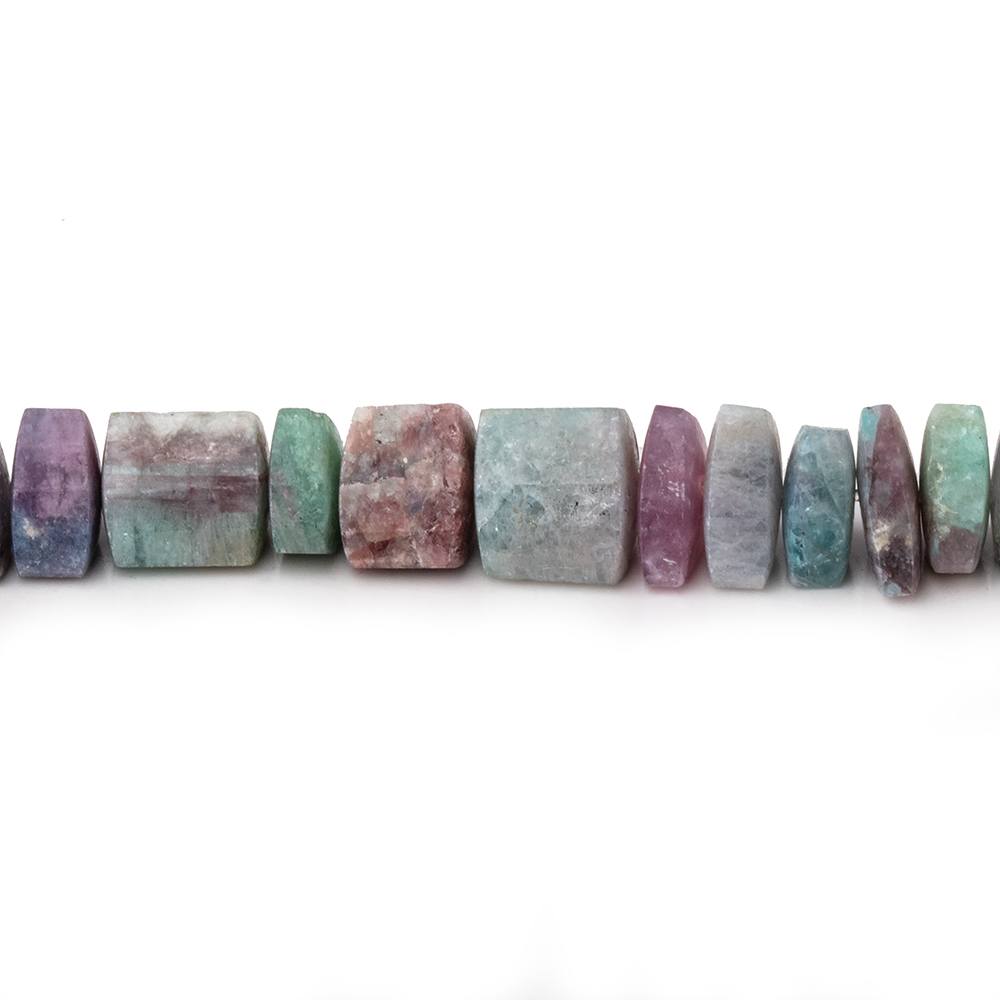 5x6-8x7mm Paraiba Tourmaline Plain Trillion Beads 16.5 inch 72 pieces - Beadsofcambay.com