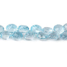5x7-6x7mm Sky Blue Topaz Candy Kiss 8 inch 55 beads - Beadsofcambay.com