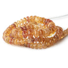 6-10mm Imperial & Precious Topaz plain rondelles 20 inch 112 beads AA - Beadsofcambay.com