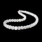 6-10mm Rainbow Moonstone Faceted Cube Beads 16 inch 48 pieces - Beadsofcambay.com