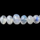 6-10mm Rainbow Moonstone Faceted Rondelle Beads 16 inches 81 beads - Beadsofcambay.com
