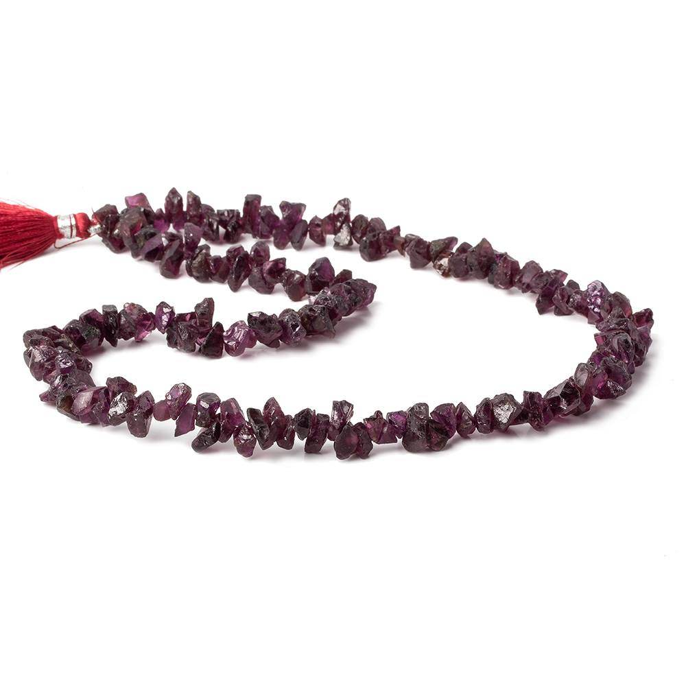 6-10mm Rhodolite Garnet Beads Natural Crystal 15 inch 167 pieces - Beadsofcambay.com