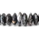 6-11mm Dendritic Opal German Faceted Rondelles 16 inch 100 Beads AA - Beadsofcambay.com