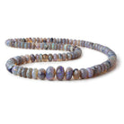 6-12mm Australian Purple Opal faceted rondelles 18 inch 108 beads AAA - Beadsofcambay.com