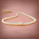 6-13.5mm Ethiopian Opal Faceted Heshi Beads 16 inch 182 pieces AAA - Beadsofcambay.com
