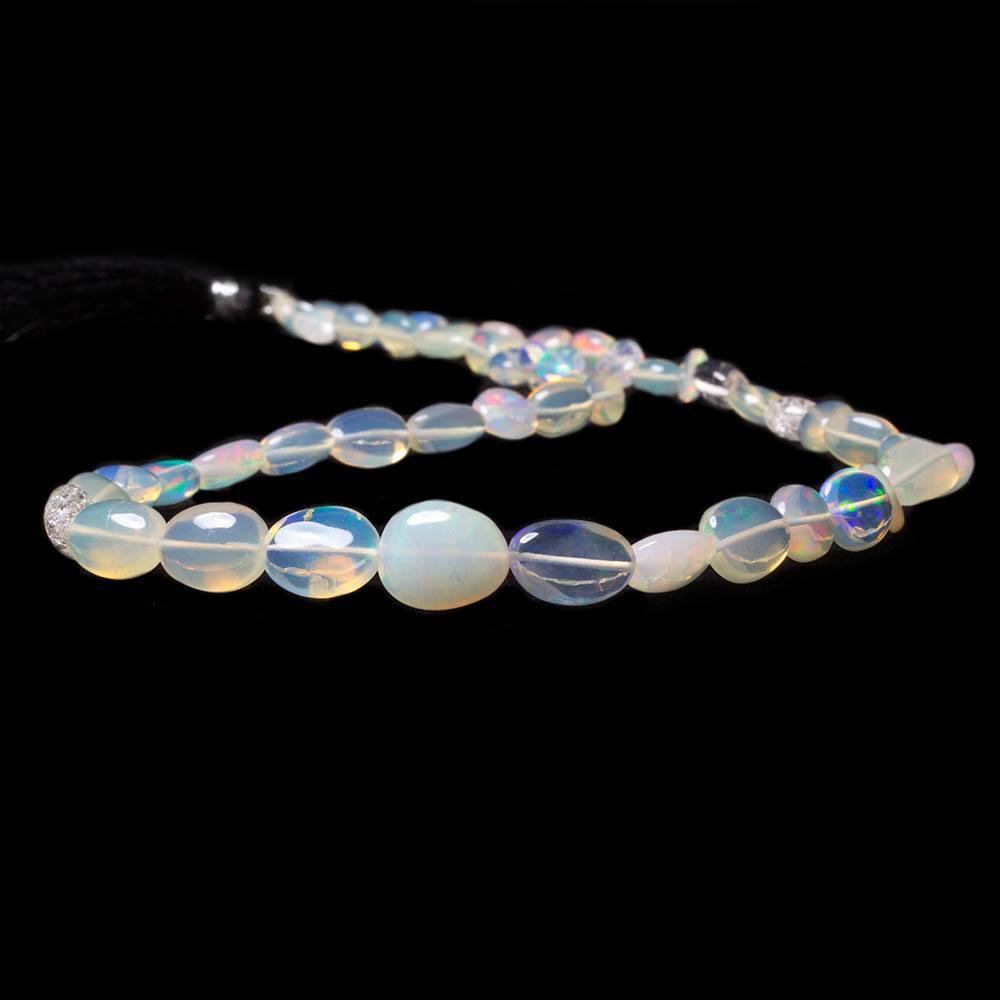 6 - 14mm Ethiopian Opal Plain Nugget Beads 18 inch 49 pieces AAA Grade - Beadsofcambay.com