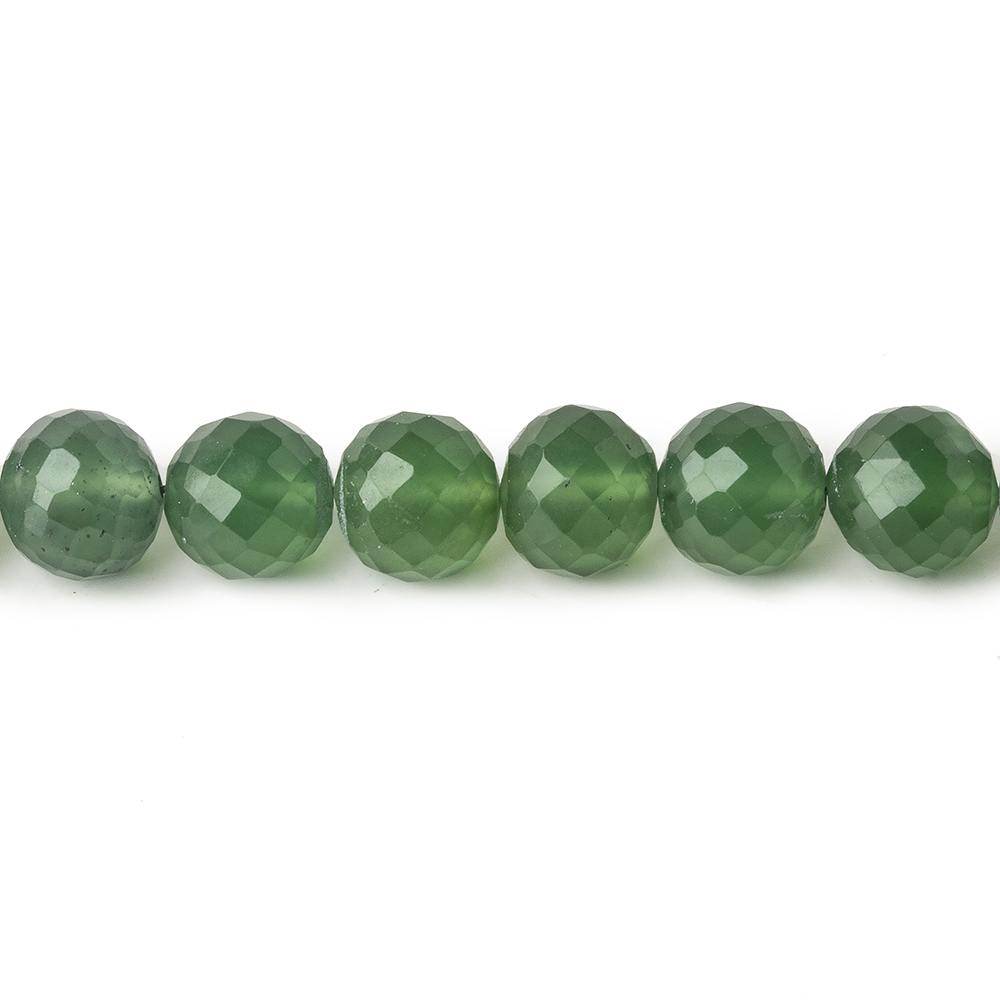 6-6.5mm Serpentine Faceted Round Beads AA Grade 8 inch 30 pieces - Beadsofcambay.com