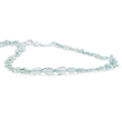 6-7mm Aquamarine Straight Drilled Plain Pear 14 inch 52 pieces - Beadsofcambay.com