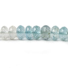 6-7mm Multi Color Beryl Beads Faceted Rondelle 15 inch 99 pieces - Beadsofcambay.com