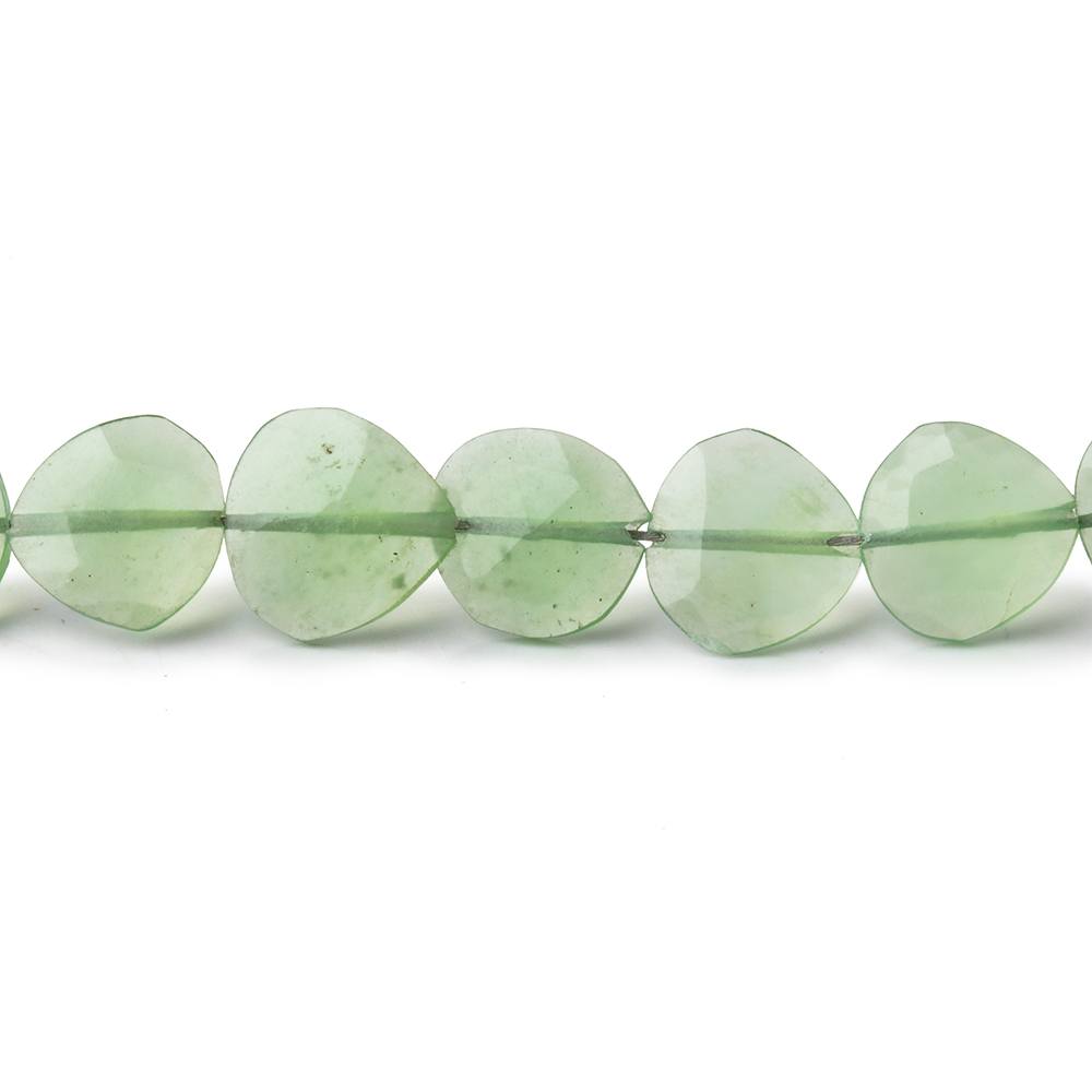 6-7mm Serpentine Straight Drilled Faceted Hearts 8 inch 26 Beads - Beadsofcambay.com