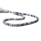 6-8mm Australian Opal Plain Rondelle Beads 16 inch 108 pieces - Beadsofcambay.com