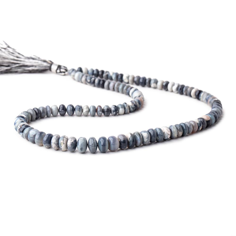 6-8mm Australian Opal Plain Rondelle Beads 16 inch 108 pieces - Beadsofcambay.com