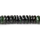6-8mm Chrome Tourmaline Faceted Heishi Beads 15 inch 190 pieces - Beadsofcambay.com