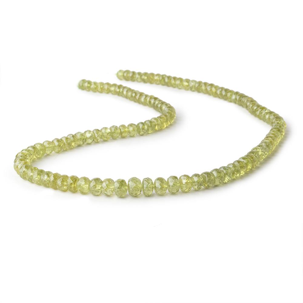 6-8mm Grossular Garnet Faceted Rondelles 17 inch 100 Beads - Beadsofcambay.com