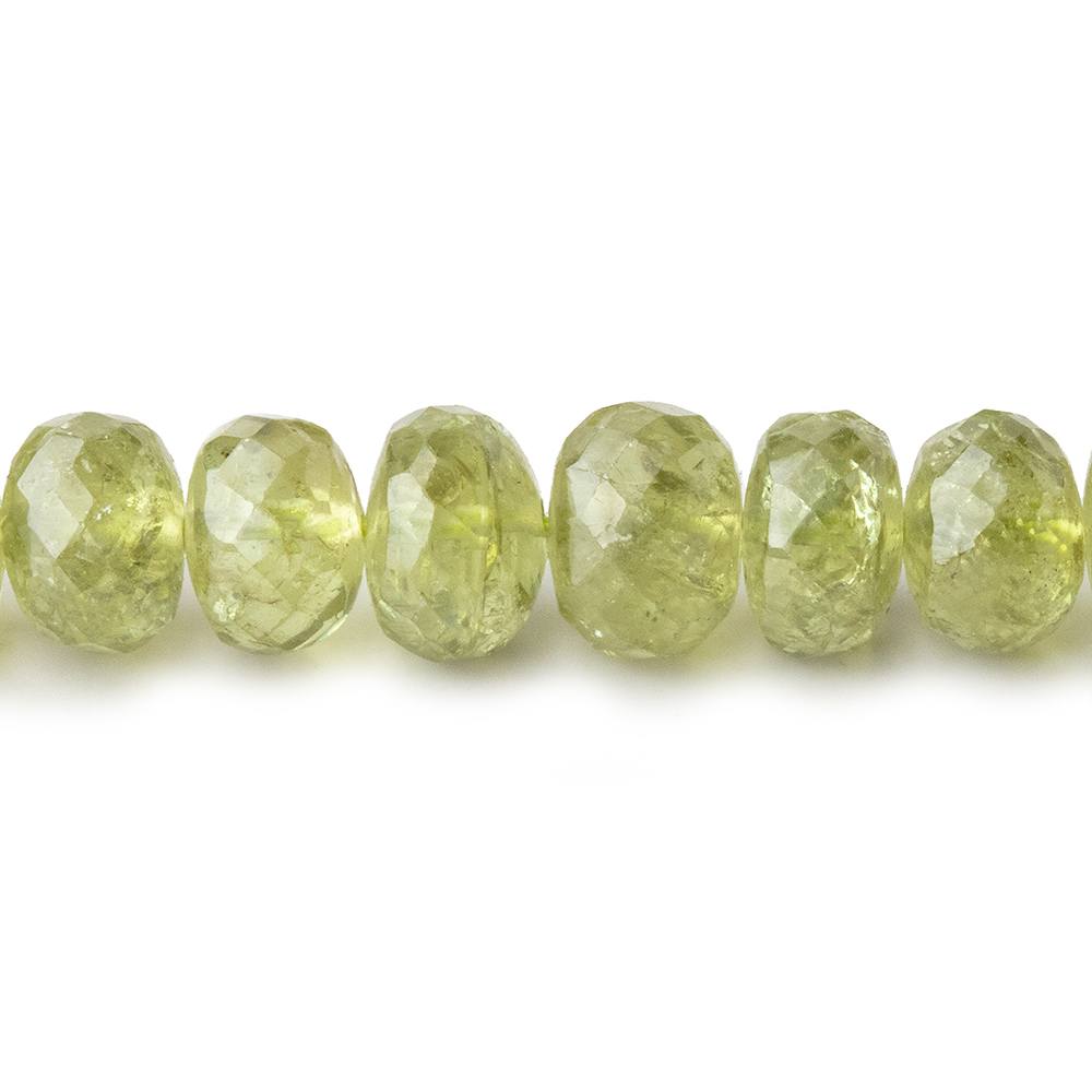 6-8mm Grossular Garnet Faceted Rondelles 17 inch 100 Beads - Beadsofcambay.com