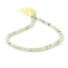 4-5mm Frosted Prehnite Plain Rondelle Beads 13 inch 118 pieces - BeadsofCambay.com