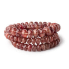 6.5-10mm Andesine Faceted Rondelle Beads 18 inch 97 pieces - Beadsofcambay.com