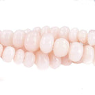 6.5-7mm Pink Peruvian Opal Plain Rondelle Beads 16 inch 90 beads AAA - Beadsofcambay.com