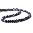 6.5-8.5mm Morado Purple Opal faceted rondelle beads 18 inch 92 pieces AA - Beadsofcambay.com