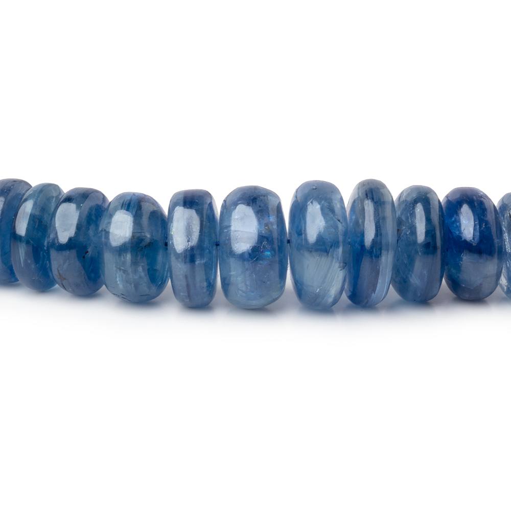 6.5-9.5mm Kyanite Plain Rondelle Beads 16 inch 121 pieces AA - Beadsofcambay.com