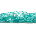 6.5x5-8x5mm Apatite Barrel faceted oval beads 9 inch 33 pieces - Beadsofcambay.com
