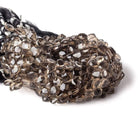 6.5x6.5mm Smoky Quartz faceted pillow beads 7.25 inch 50 pieces A - Beadsofcambay.com