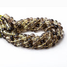 6.5mm Bi Color Quartz faceted round beads 10 inch 42 pieces View 1