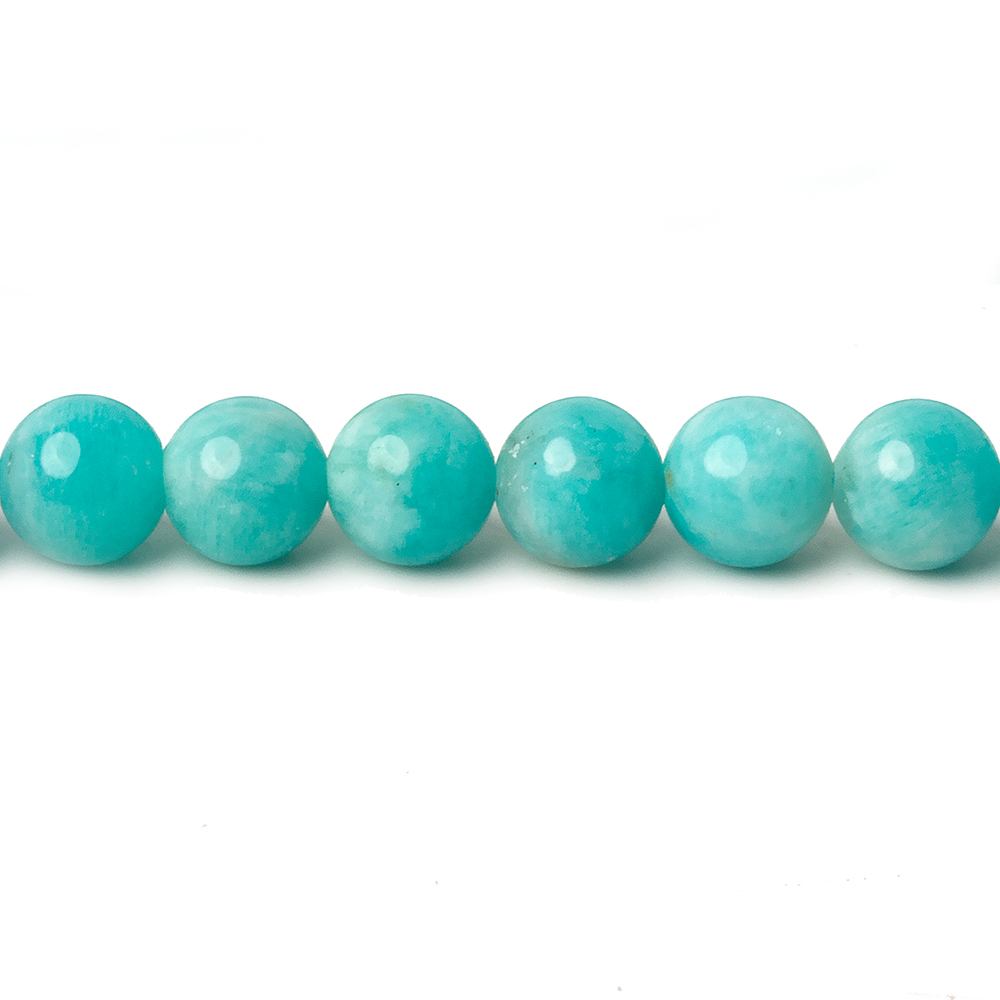 6mm Amazonite Plain Rounds 16 inch 67 beads AA - Beadsofcambay.com