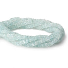 6mm Aquamarine plain heshi beads 16 inch 200 pieces - Beadsofcambay.com