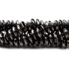 6mm Black Gold plated Copper plain Bead Cap 8 inch 148 pieces - Beadsofcambay.com