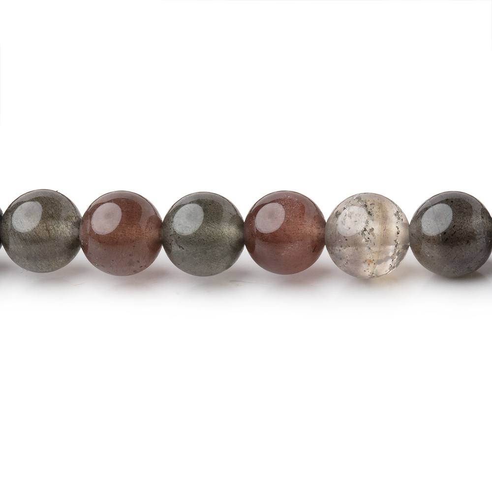 6mm Cat's Eye Scapolite Plain Rounds 7 inch 33 Beads - Beadsofcambay.com