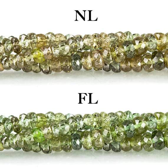 6mm Color Change Garnet Faceted Rondelle Bead 16 inch 212 bead AAA Grade - Beadsofcambay.com