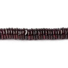 6mm Deep Rhodolite Garnet plain hishi beads 7 inch 120 pieces AA - Beadsofcambay.com