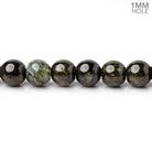 6mm Dendritic Prehnite Plain Round Beads 16 inch 72 pieces 1mm Hole - Beadsofcambay.com