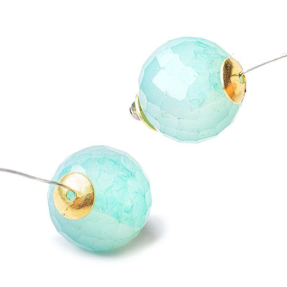 6mm Gold plated Copper plain Bead Cap 8 inch 148 pieces - Beadsofcambay.com