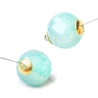 6mm Gold plated Copper plain Bead Cap 8 inch 148 pieces - Beadsofcambay.com