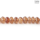 6mm Imperial Topaz Faceted Rondelle Beads 16 inch 110 pieces 1mm Hole - Beadsofcambay.com
