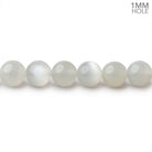 6mm Pale Grey Moonstone Plain Rounds 16 inch 69 Beads 1mm hole - Beadsofcambay.com