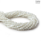 6mm Pale Grey Moonstone Plain Rounds 16 inch 69 Beads 1mm hole - Beadsofcambay.com