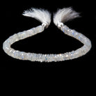 6mm Rainbow Moonstone faceted heshi beads 8 inch 105 pieces - Beadsofcambay.com