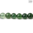 6mm Serpentine Plain Round Beads 16 inch 66 pieces 1mm Large Hole AA - Beadsofcambay.com