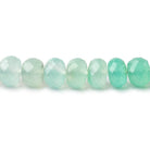 6mm Shaded Chrysoprase Faceted Rondelle Beads 16 inch 90 pieces AA - Beadsofcambay.com
