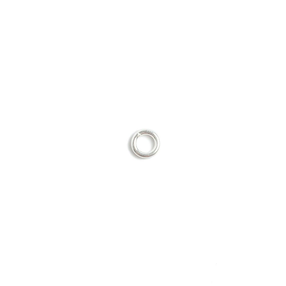 6mm Sterling Silver Open Plain Jump Ring Set of 25 pieces 16 gauge wire - Beadsofcambay.com