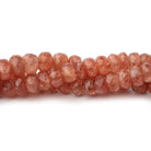 6mm Sunstone Faceted Rondelle Beads 8 inch 52 pieces - Beadsofcambay.com