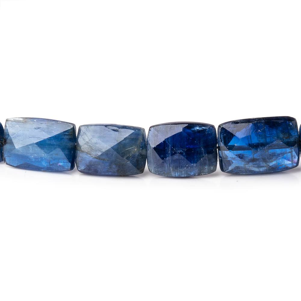 6x4-10x7mm Kyanite Faceted Rectangle Beads 16 inch 51 pieces - Beadsofcambay.com