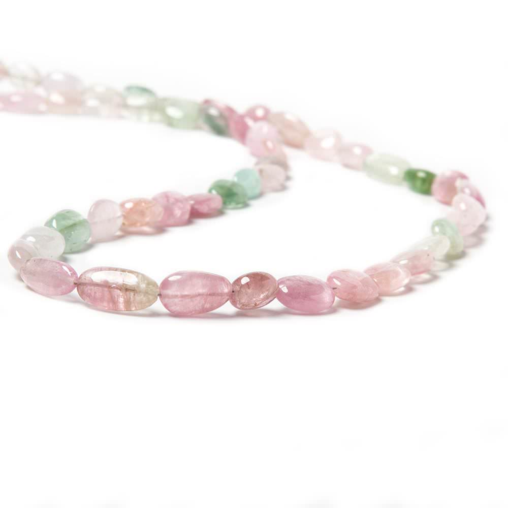 6x4-13x5mm Afghani Tourmaline plain nugget beads 17 inch 55 pieces - Beadsofcambay.com