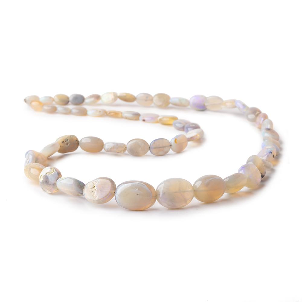 6x4-14x10mm Australian Opal Plain Nugget Beads 18 inch 52 pieces - Beadsofcambay.com